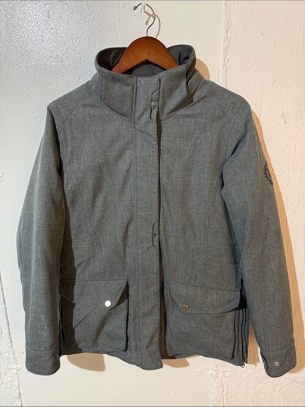 Ariat Women’s Grey Zip-Front Outdoor Jacket